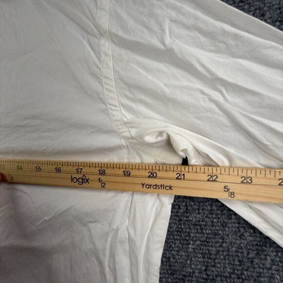 Massimo Dutti Slim Fit Size 40 (15.75) Men White Long Sleeve Button Up Shirt - Picture 5 of 16